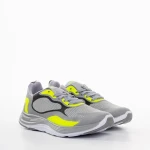 Raimond szürke férfi sportcipő, műbőrből és textil anyagból