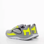 Raimond szürke férfi sportcipő, műbőrből és textil anyagból