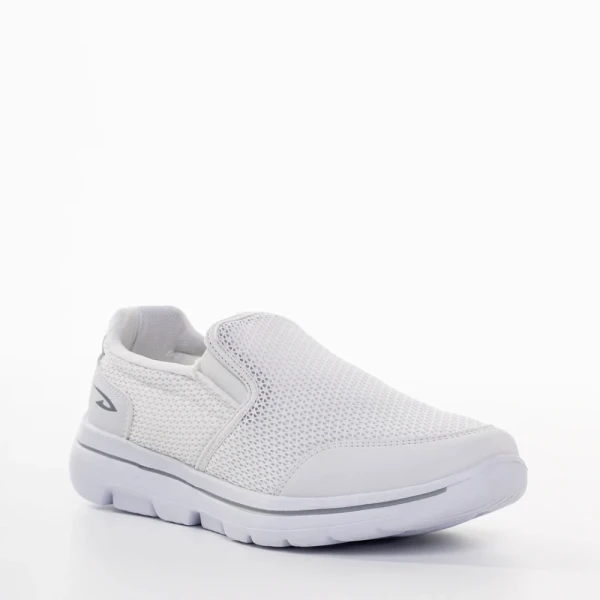 Kadence fehér férfi sportcipő, textil anyagból