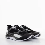 Raimond fekete és szürke férfi sportcipő, textil anyagból