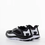 Raimond fekete és szürke férfi sportcipő, textil anyagból