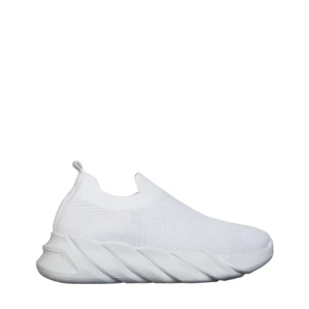 Erimona fehér női sportcipő, textil anyagból készült