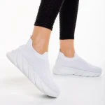 Erimona fehér női sportcipő, textil anyagból készült