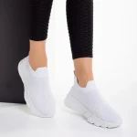 Erimona fehér női sportcipő, textil anyagból készült