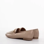 Ambrose bézs női mokaszin, műbőrből készült