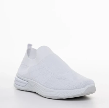 Giuliana fehér női sportcipő, textil anyagból készült