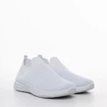 Giuliana fehér női sportcipő, textil anyagból készült