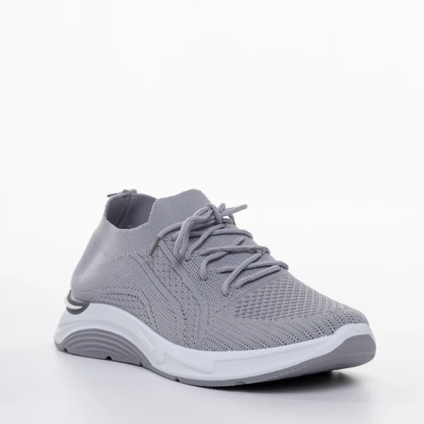 Journi szürke női sportcipő, textil anyagból készült