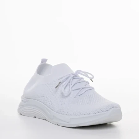 Journi fehér női sportcipő, textil anyagból készült