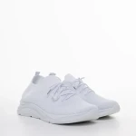 Journi fehér női sportcipő, textil anyagból készült