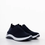 Sky kék női sportcipő, textil anyagból készült