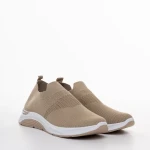 Sky bézs női sportcipő, textil anyagból készült