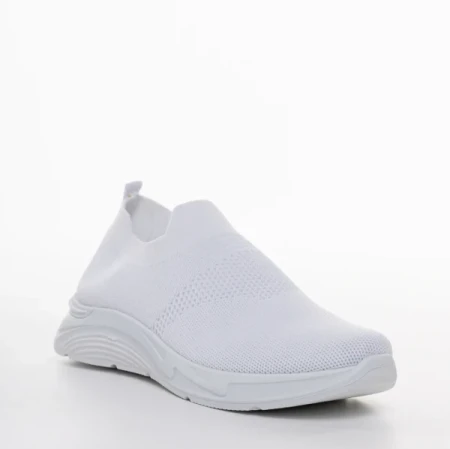 Sky fehér női sportcipő, textil anyagból készült