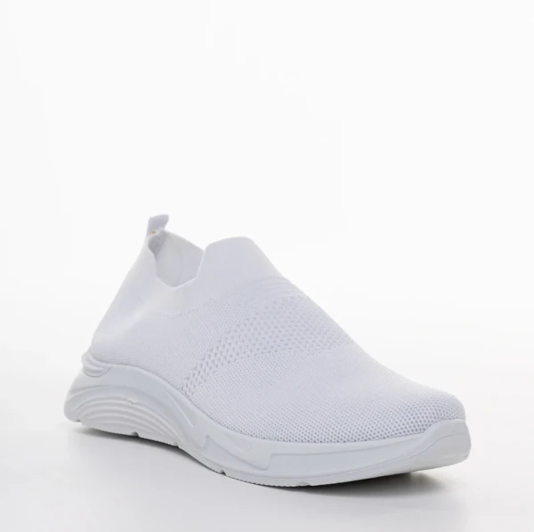 Sky fehér női sportcipő, textil anyagból készült