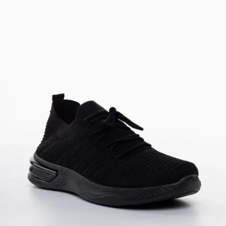 Janelle fekete női sportcipő, textil anyagból készült