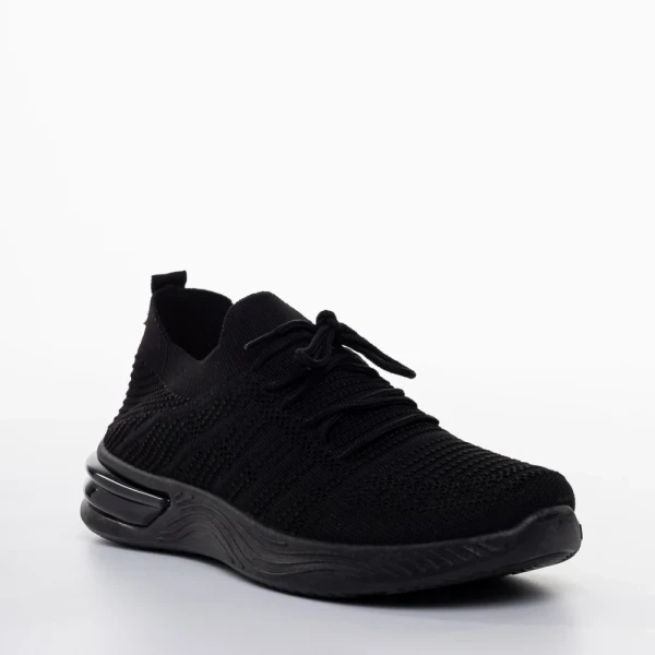 Janelle fekete női sportcipő, textil anyagból készült