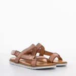 Ophelia rózsaszín női szandál, műbőrből készült