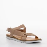 Ophelia bézs női szandál, műbőrből készült