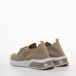 Kyla bézs női sportcipő, textil anyagból készült