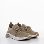 Kyla bézs női sportcipő, textil anyagból készült