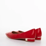 Wren piros női balerina, műbőrből készült