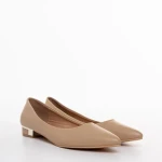 Wren bézs női balerina, műbőrből készült
