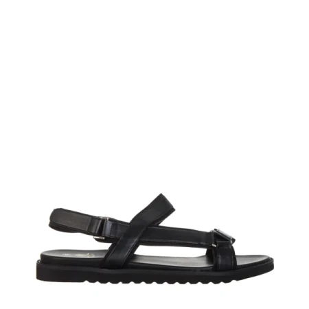 Ophelia fekete női szandál, műbőrből készült
