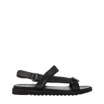 Ophelia fekete női szandál, műbőrből készült