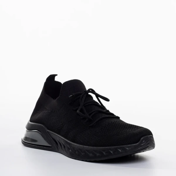 Kyla fekete női sportcipő, textil anyagból készült