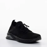 Kyla fekete női sportcipő, textil anyagból készült