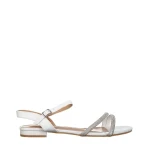 Emely fehér női szandál, műbőrből készült