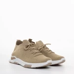 Iaroll bézs férfi sportcipő, textil anyagból készült