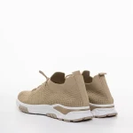 Iaroll bézs férfi sportcipő, textil anyagból készült