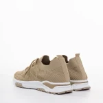 Todozi bézs férfi sportcipő, textil anyagból készült