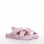 Shane lila gyerek szandál, textil anyagból készült