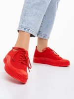 Scott piros női tornacipő, textil anyagból készült