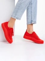 Scott piros női tornacipő, textil anyagból készült