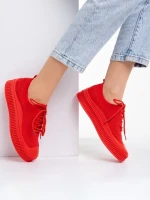 Scott piros női tornacipő, textil anyagból készült