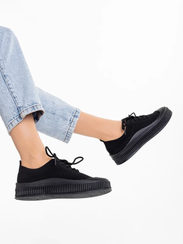 Scott fekete női tornacipő, textil anyagból készült