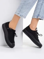 Scott fekete női tornacipő, textil anyagból készült