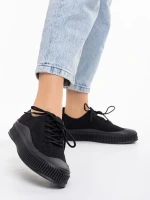 Scott fekete női tornacipő, textil anyagból készült