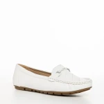 Stanley fehér női mokaszin, műbőrből készült