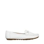 Stanley fehér női mokaszin, műbőrből készült