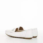 Stanley fehér női mokaszin, műbőrből készült