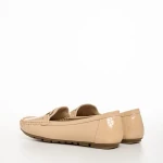 Terrance bézs női mokaszin, műbőrből készült