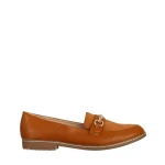 Vance camel női mokaszin, műbőrből készült