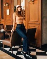 Thiago fekete női sportcipő, textil anyagból készült