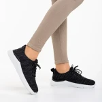 Thiago fekete női sportcipő, textil anyagból készült