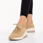 Riolla khaki női sportcipő, textil anyagból készült