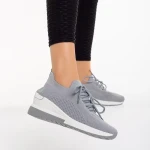 Riolla szürke női sportcipő, textil anyagból készült